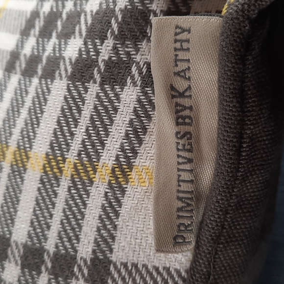 Inspirational Pillow Girl Gray Yellow Plaid Couch Bed Toss Throw Graduation Gift - Picture 7 of 8